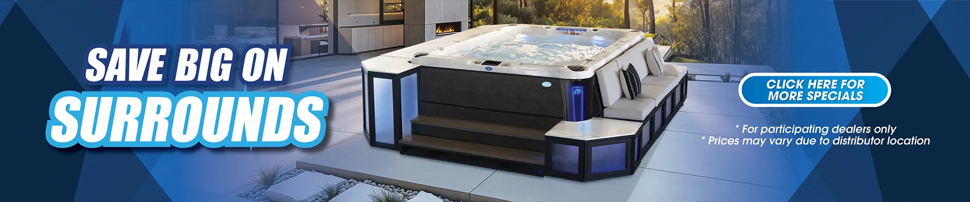 Calspas hot tub being used in a family setting - San Bernardino